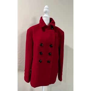 St Johns Bay Red Coat Size Large